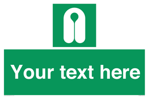 Custom sign safe condition Lifejacket